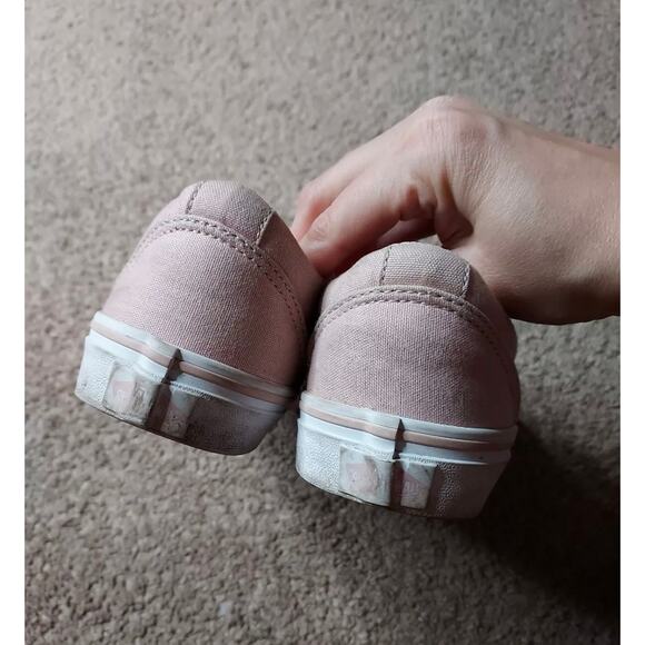 Girl's Size 4 US Missy Blush Pink Low Top Vans 500714 Sneakers Skate Shoes - Picture 5 of 9